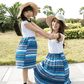 Robe de plage mère et fille